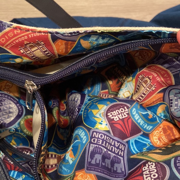 Walt Disney World Discover The Magic Printed Canvas Tote Bag - Picture 5 of 6